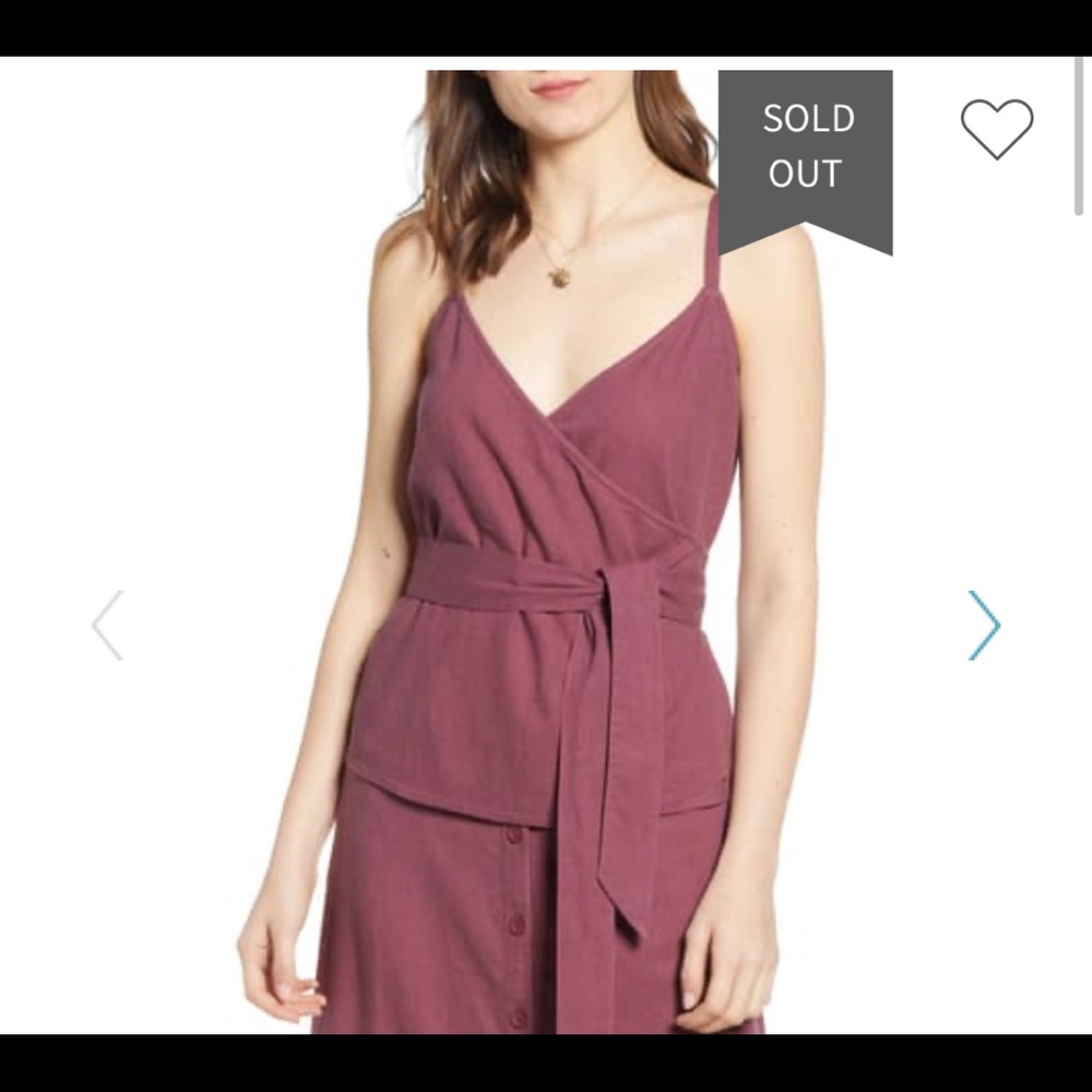 Wrap Linen Top